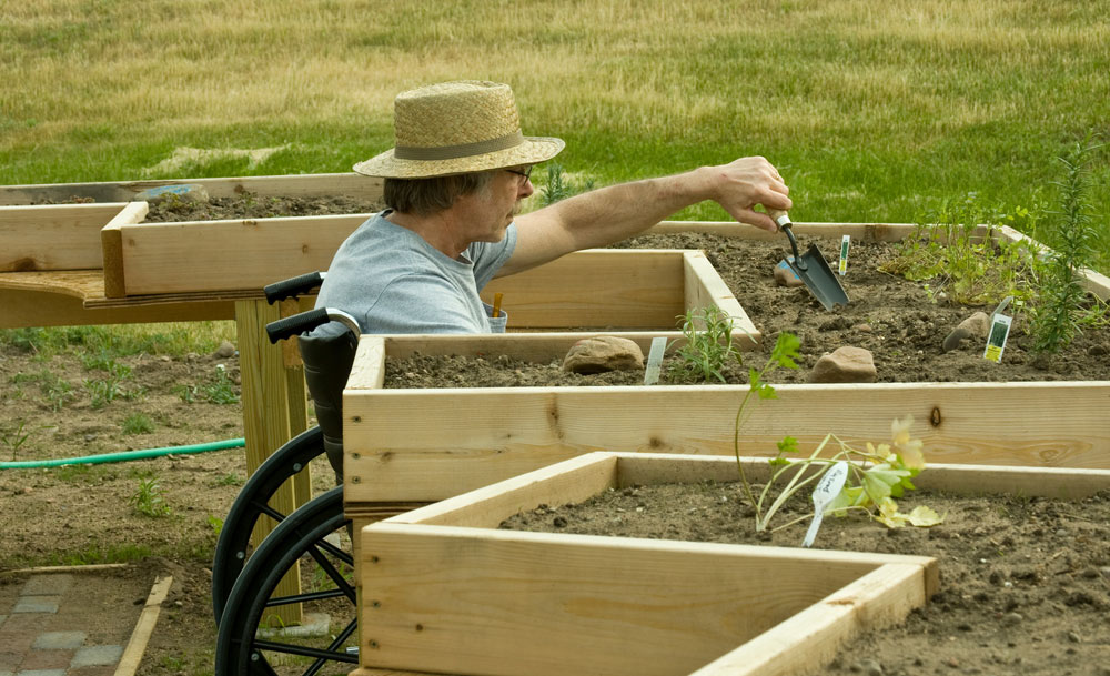 Garten barrierefrei