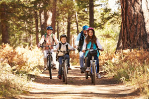 Sicher reisen mit Kindern Fahrrad