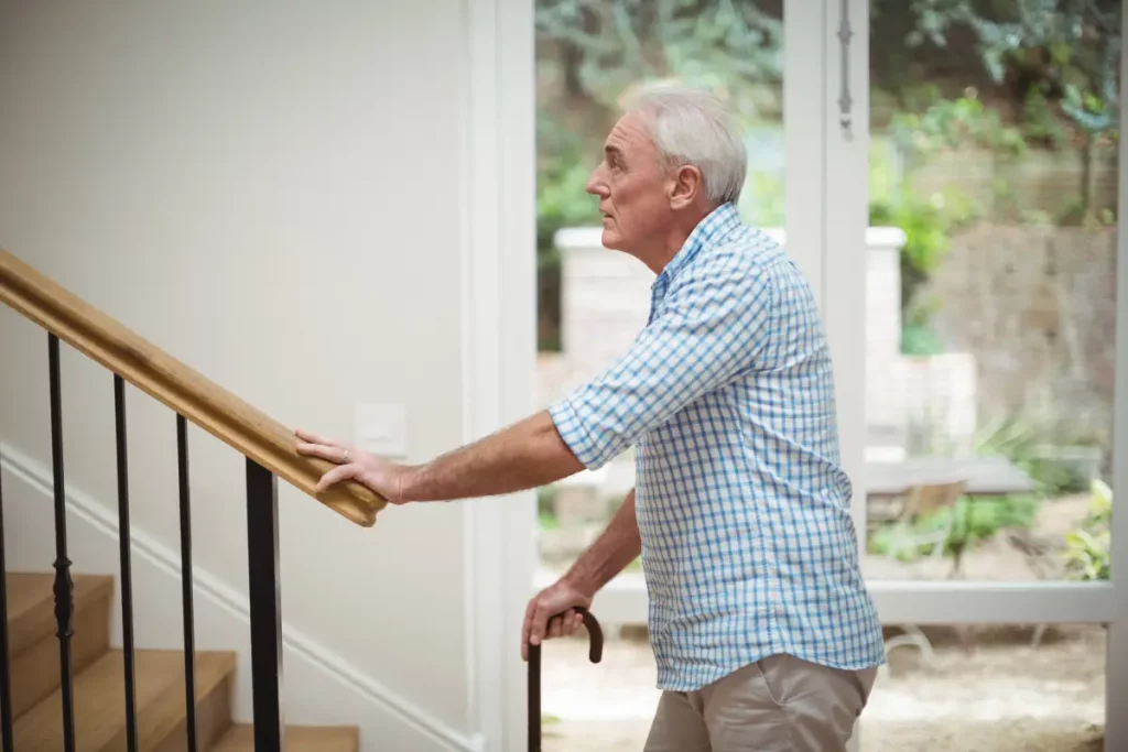 Risiko Treppe: Sicheres Wohnen für Senioren