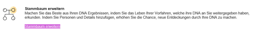 MyHeritage Stammbaum erweitern