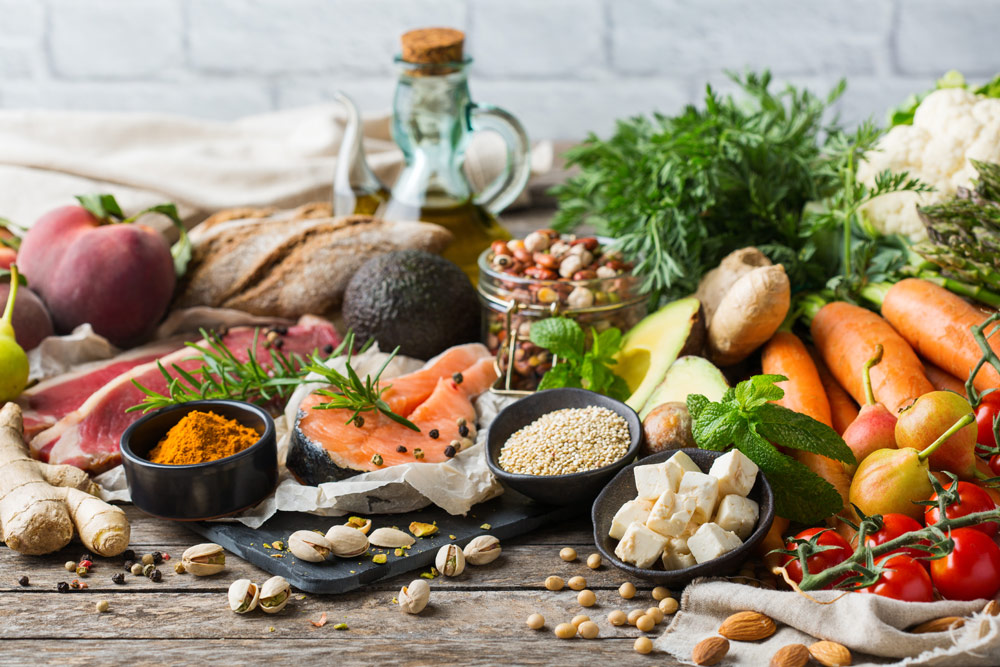 gesunde Lebensmittel für eine ausgewogene Ernährung Diabetes verbessern durch Ernährung