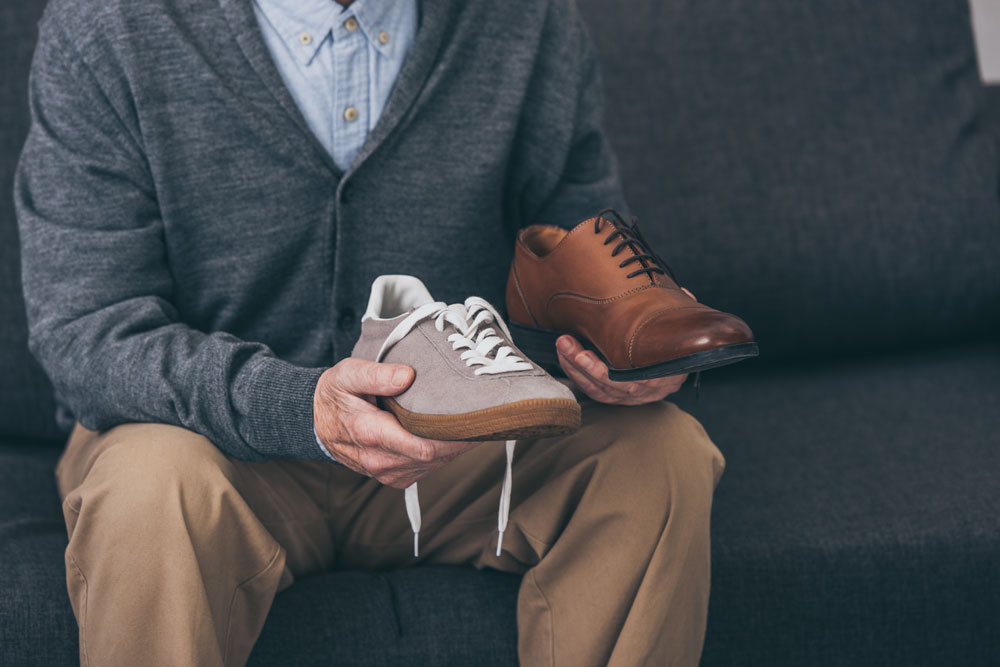 Schuhe für ältere Männer