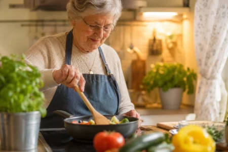 Kochen im Alter: Tipps und Rezepte für 1 bis 2 Personen Kochen im Alter: Tipps und Rezepte für 1–2 Personen